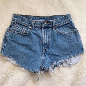 Levi’s high waisted shorts